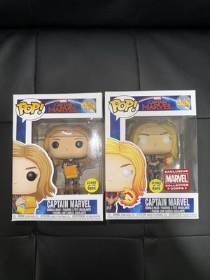 Funko Pop! Vinyl Captain Marvel 444 And 446 | eBay