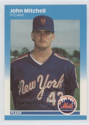 1987 Fleer Update Collector's Edition Glossy John Mitchell #U-81 4h6