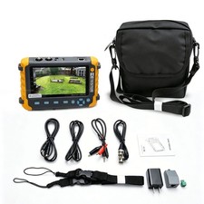 5 Inch HD CCTV Monitor Tester 8MP AHD TVI CVI CVBS Coaxial Video PTZ Controller