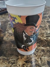 VINTAGE 1992 BATMAN RETURNS The Penguin 7" Plastic Collector's Cup McDonald's