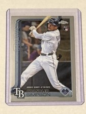 2025 Topps Chrome Update Series - Rookie Debut Chandler Simpson #USC17 (RC)