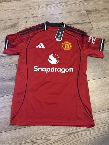 Authentic Adidas Manchester united Home Shirt 25/26  Small Mbeumo 19
