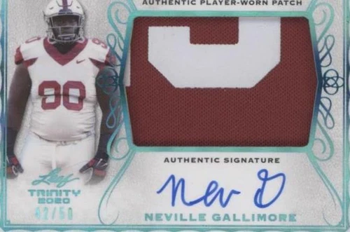 2020 Leaf Trinity Neville Gallimore #PA-NG1