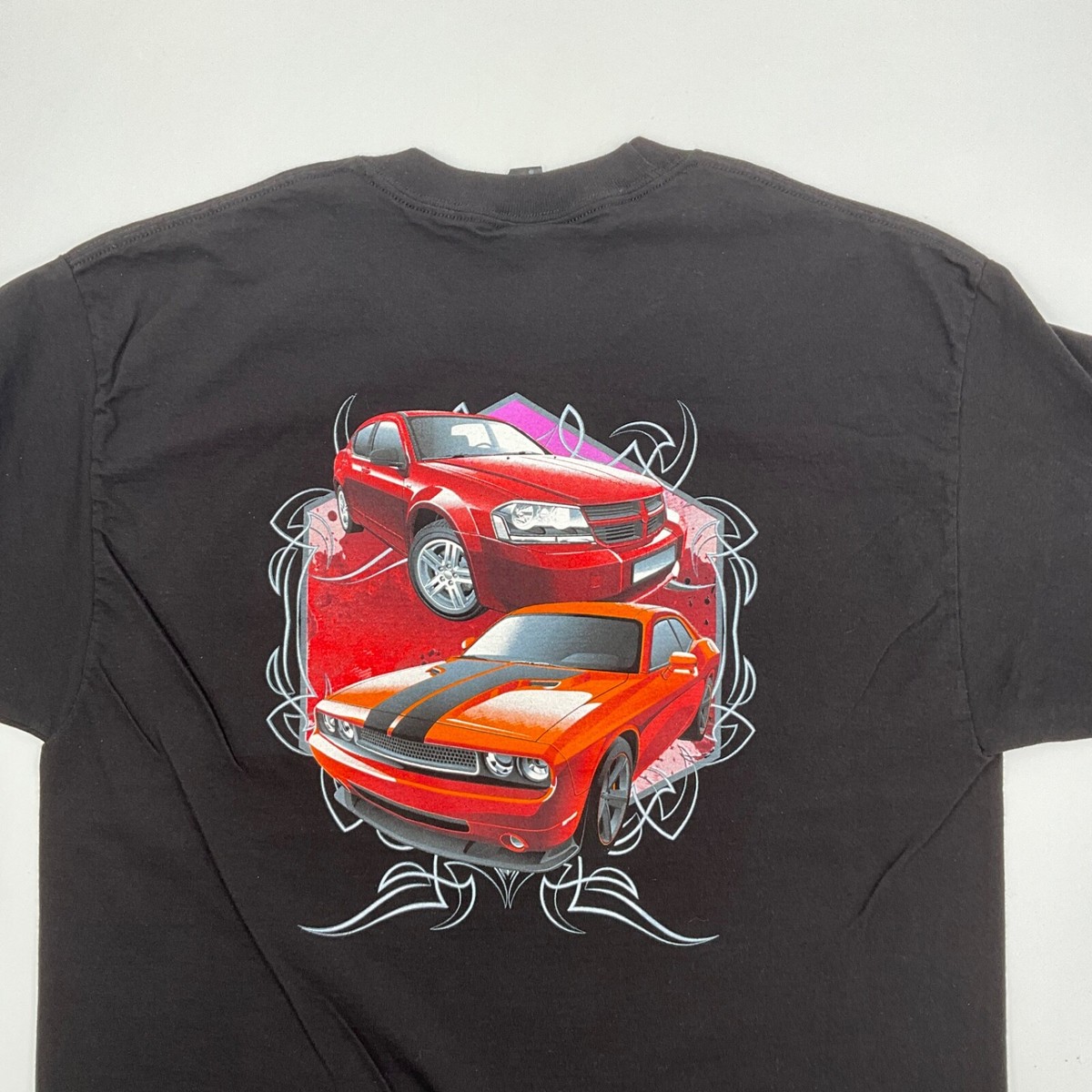 Cromax T-Shirt - Dodge Charger Challenger Axalta Car Black L Tee