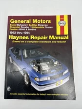 Haynes Repair Manual. GM, 38015, 1982-1994, Cavalier, Sunbird...  Pub. 1998 