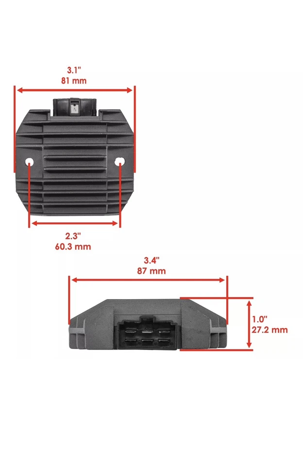 Regulador rectificador para Kawasaki KLX250S KLX250T 2009 2010 2011 2012 2013 2014 Foto 2 de 4