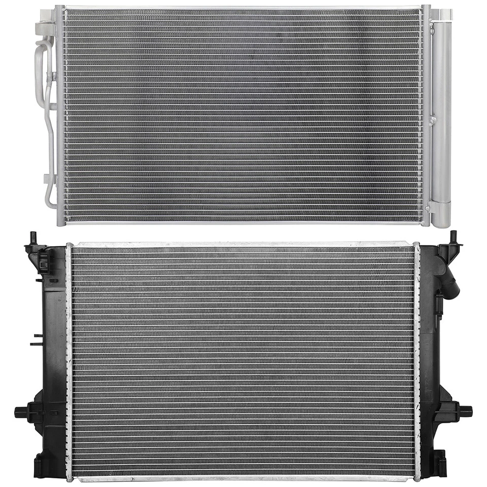 Kit de refrigeración de radiador y condensador de aire acondicionado para Hyundai Elantra 2017-2020 2,0 L 1999CC l4 Foto 2 de 4