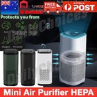 USB Car Air Purifier HEPA Ionizer Portable Mini Car Room Air Cleaner Freshener