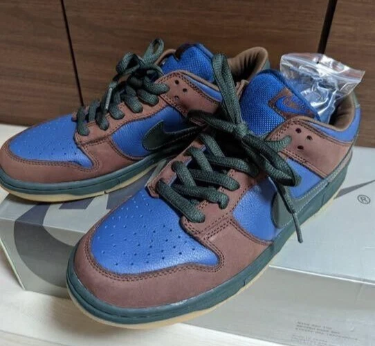 Nike Shoes Dunk Low Pro SB Barf Navy Green Chocolate Size US10