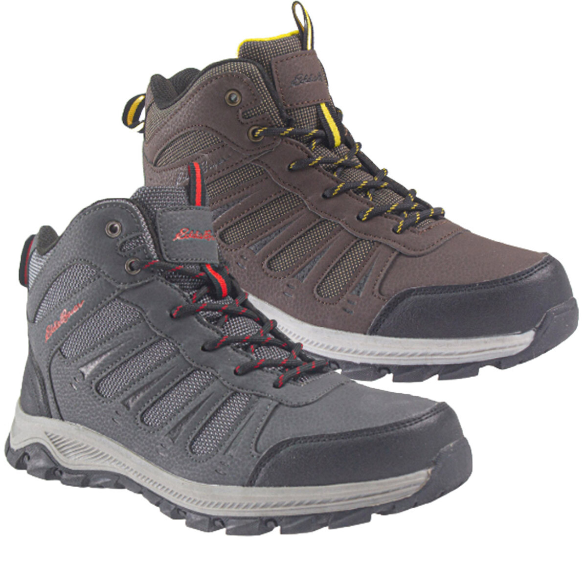 MENS HIKING WALKING BOOTS ANKLE HIKER WINTER WORK TRAIL TREKKING TRAINERS  SIZE
