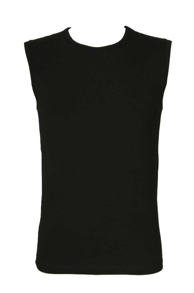 Sleeveless undershirt man organic cotton RAGNO article U188A4 BIO COTTON sleevel