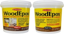 Abatron WoodEpox Epoxy Wood Replacement Compound, 2 Quart Kit, Part A  B