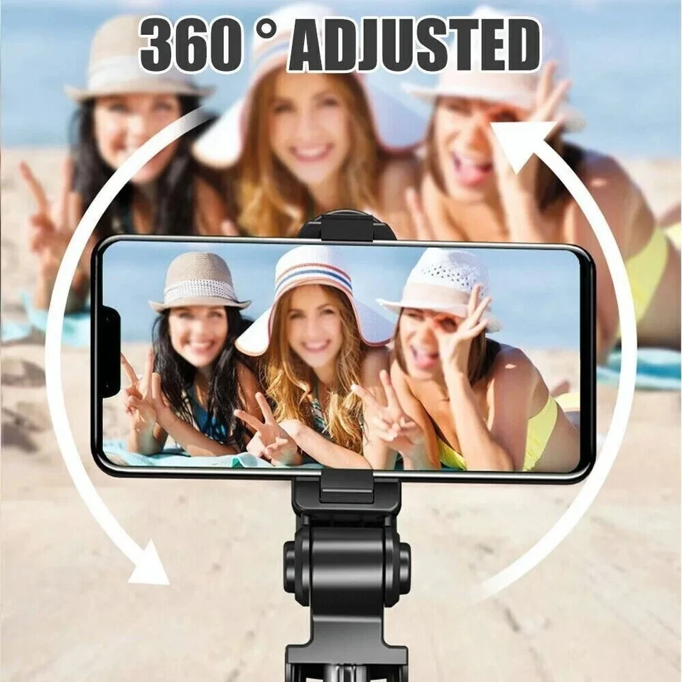 PHONE Selfie Stick Bluetooth Remote Monopod Phone Tripod For iPhone Samsung iOS - Image 4 of 4