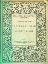 Petrini D. - LA POESIA E L'ARTE DI GIUSEPPE PARINI. [Paperback] Petrin