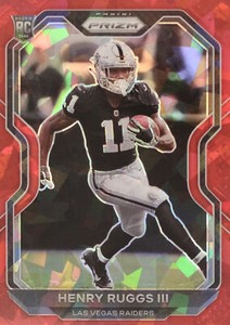 2020 Panini Prizm Football Rookies #372: Henry Ruggs III Red Ice