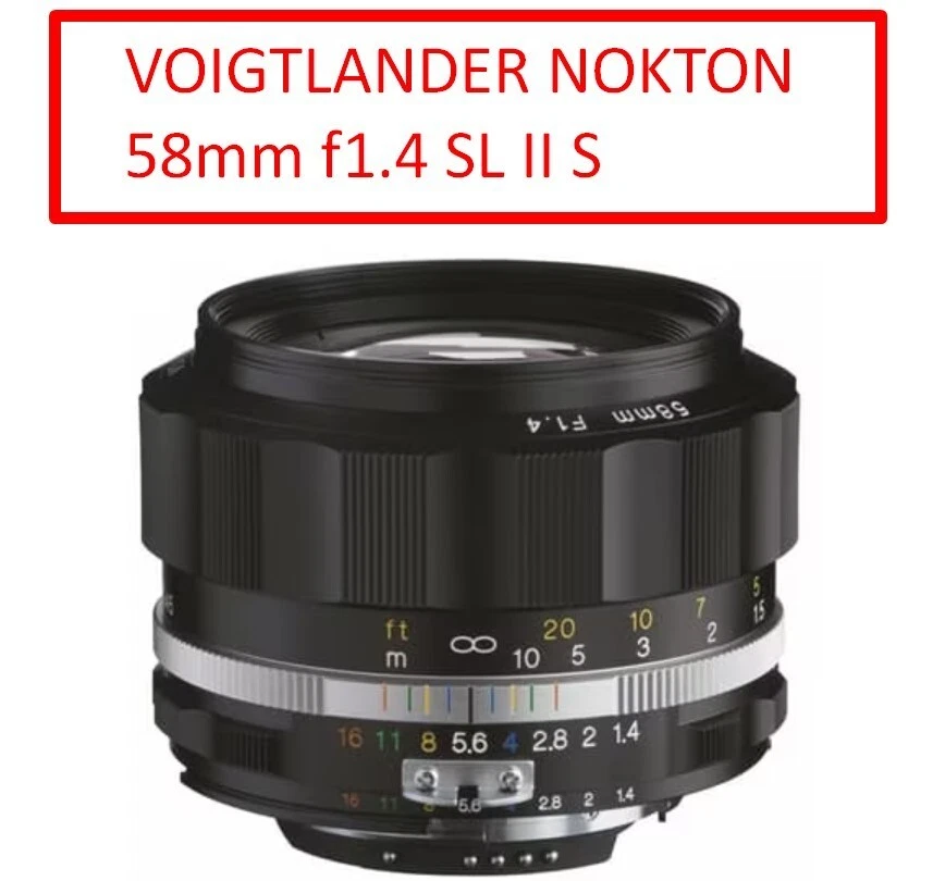 Voigtländer f/1.4 Lenses 58mm Focal for sale - eBay