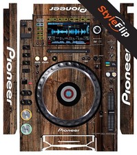 Pioneer CDJ-2000 Nexus Skin | Legno 3 | Decalcomania protettiva | StyleFlip Skins