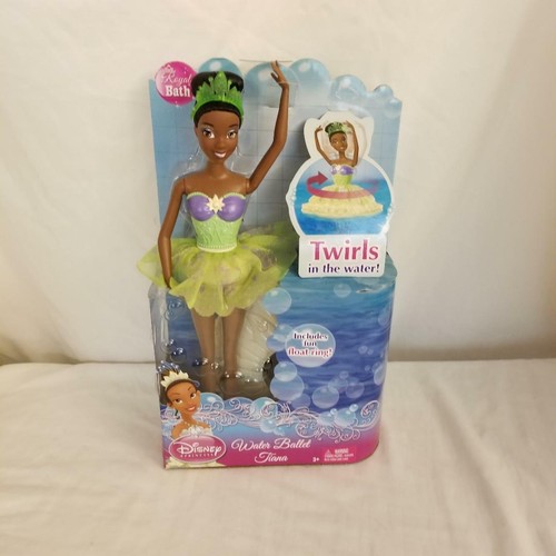 Muñeca Tiana Princesa Disney Ballet Agua Barbie Afroamericana 2010 Nueva en Paquete V9247 - Imagen 1 de 8