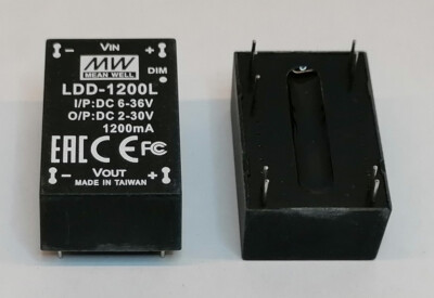 Mean Well LDD-1200L DC/DC Led Driver IN:6-36V OUT:2-30V 1200mA TH dimmbar PWM