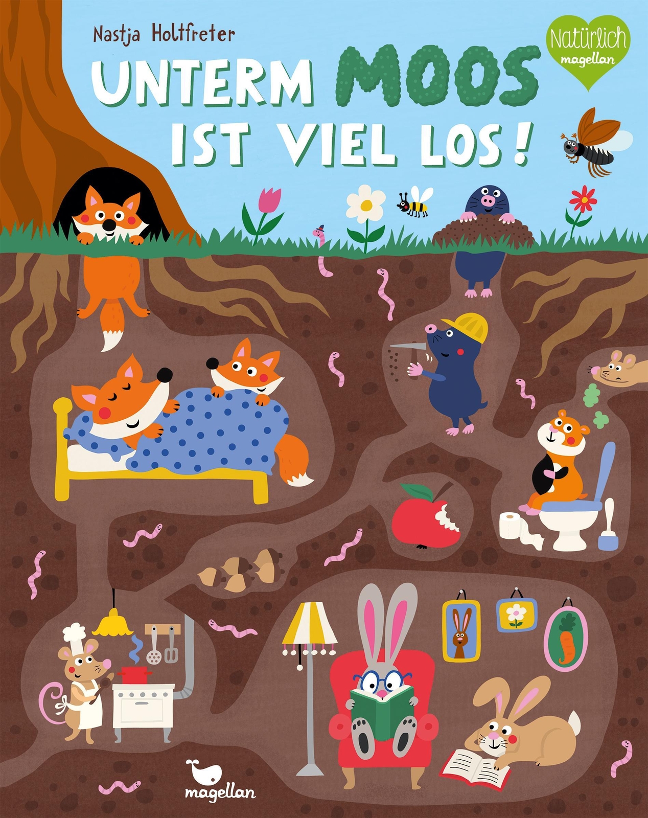 Unterm Moos Ist Viel Los | Nastja Holtfreter | Buch | 16 S. | Deutsch