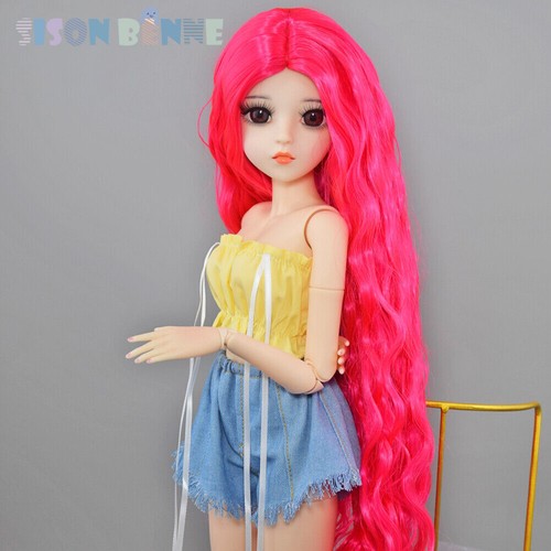 Cheveux Longs BJD Poupée 60cm Épissure Sphérique Corps Féminin Bricolage Jouet - Imagen 4 de 23