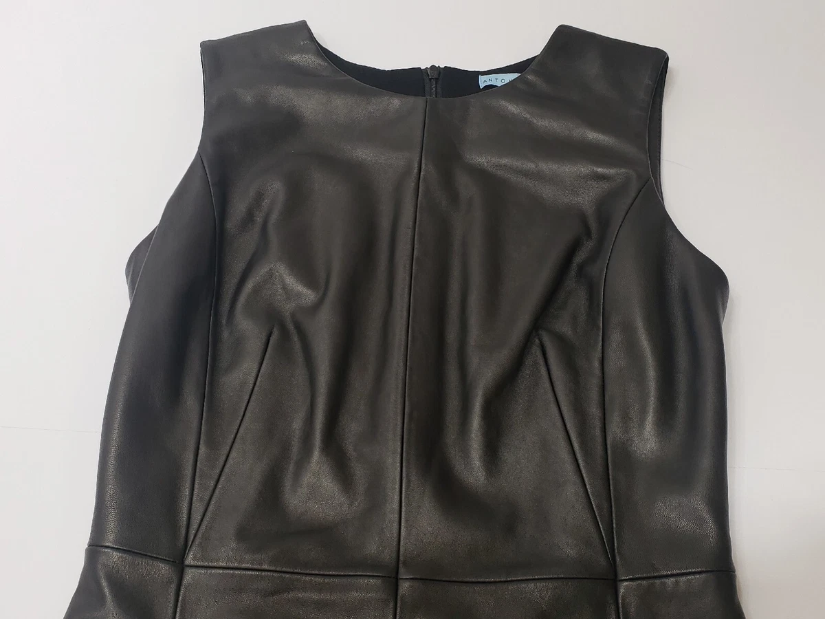 Antonio melani tatiana leather dress clearance
