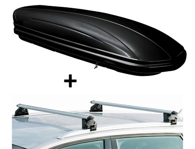 Skibox VDPMAA580G+Alu Relingträger VDPCRV107A für für Dacia Lodgy 5Türer ab 12
