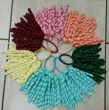 Wholesale Joblot x7 korker ribbon curly bobble Scrunchies Hair Accessories girls
