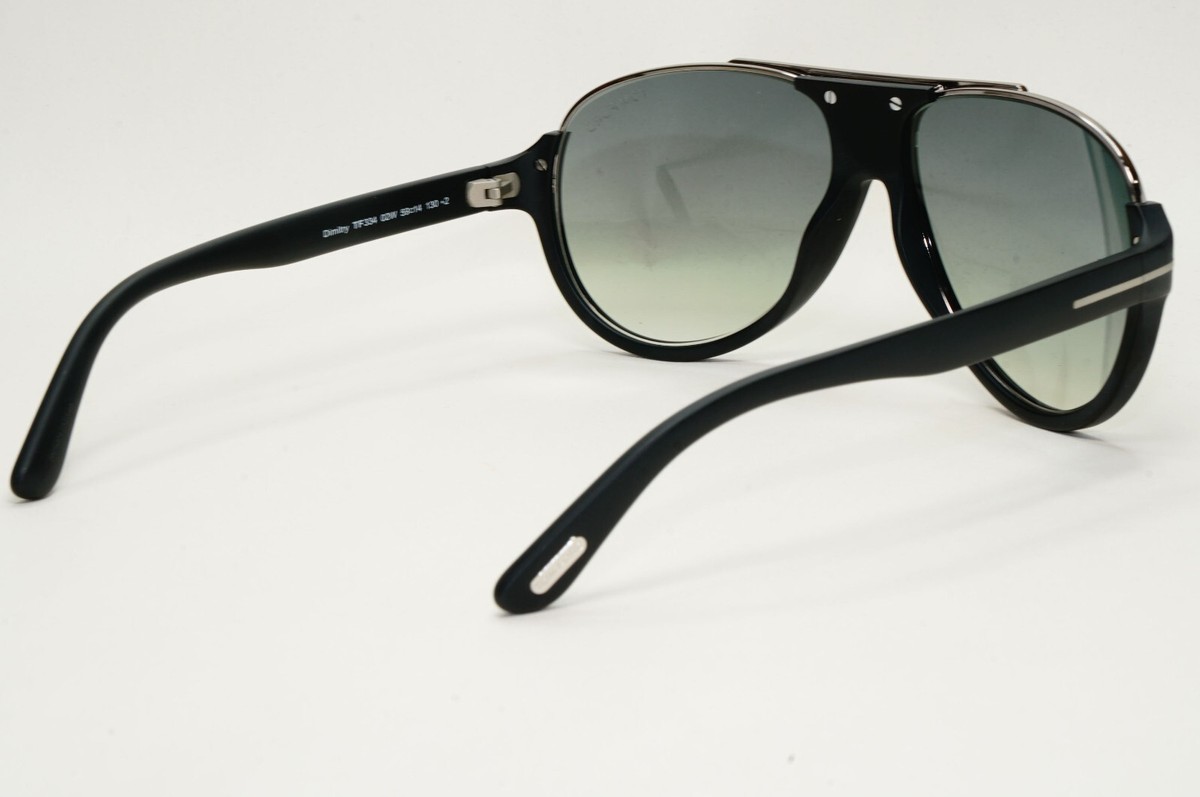 Tom Ford Sunglasses Dimitry Black Matte Grey Gradient Gunmetal