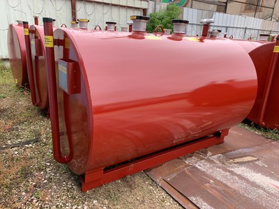 515 Gallon Ul 142 Aboveground Double Wall Fuel Storage Tank Ebay