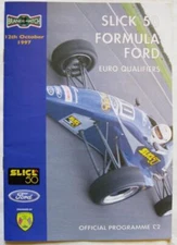 BRANDS HATCH 12 Oct 1997 Slick 50 Formula Ford BRSCC Official Programme