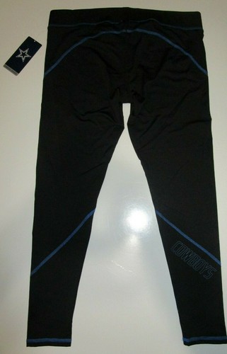 New with tags Women's Dallas Cowboys Authentic NFL Black Legging pant tights NWT - Picture 4 of 5