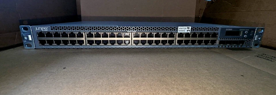 Juniper EX3300-48T-bf 48 Port Gigabit Ethernet Switch . - Image 3 of 4