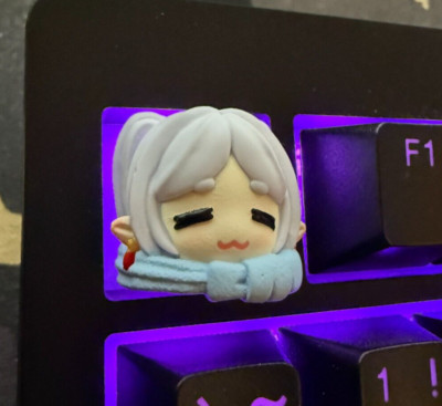 Frieren Anime Frieren: Beyond Journey's End Keycap For MX Keyboard 1pcs Gift