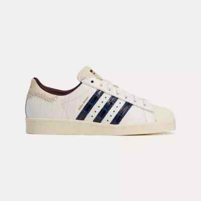 adidas Superstar WALES BONNER White Croc-Navy JP7161-NEW WITH BOX