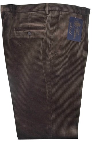 Pantalone uomo classico velluto DUCA VISCONTI DI MODRONE strech MADE IN ITALY - Foto 7 di 9