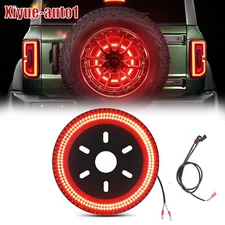 400 LEDs Spare Tire Light Wheel Third Brake Lamp For Ford Bronco 2021-2024 2/4D