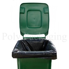 WHEELIE BIN BAGS(30x46x54")762x1168x1372mm ANY QTY Refuse Sacks Waste Bag STRONG