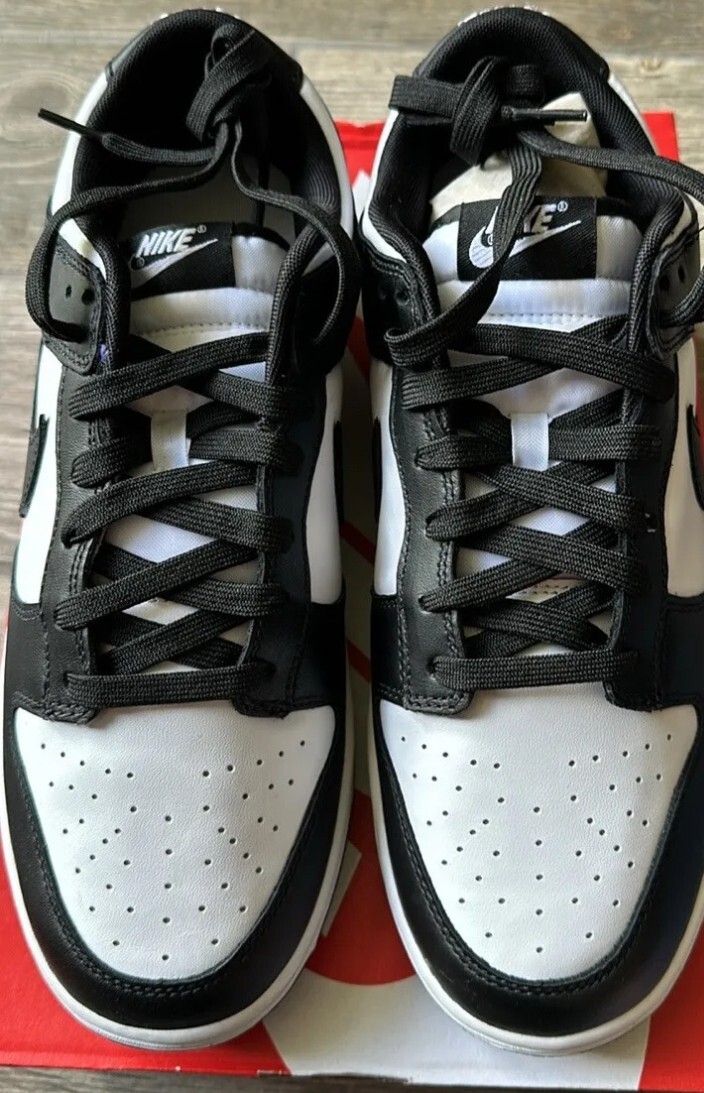 Nike Dunk Low Black White Panda - Size 10.5 D01391 100 | eBay