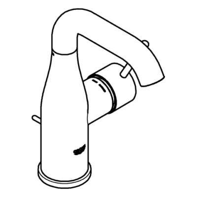 GROHE basin Mixer Essence 24173_1 24173DC1 supersteel