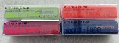 4x flüssig Lidschatten / about-face / Neu OVP