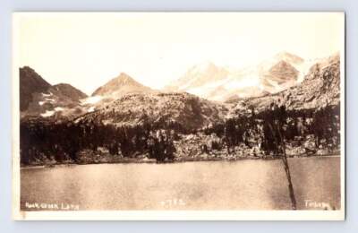 Rock Creek Lake ~ Inyo County California RPPC Antique Sierras Forbes Photo 1920s