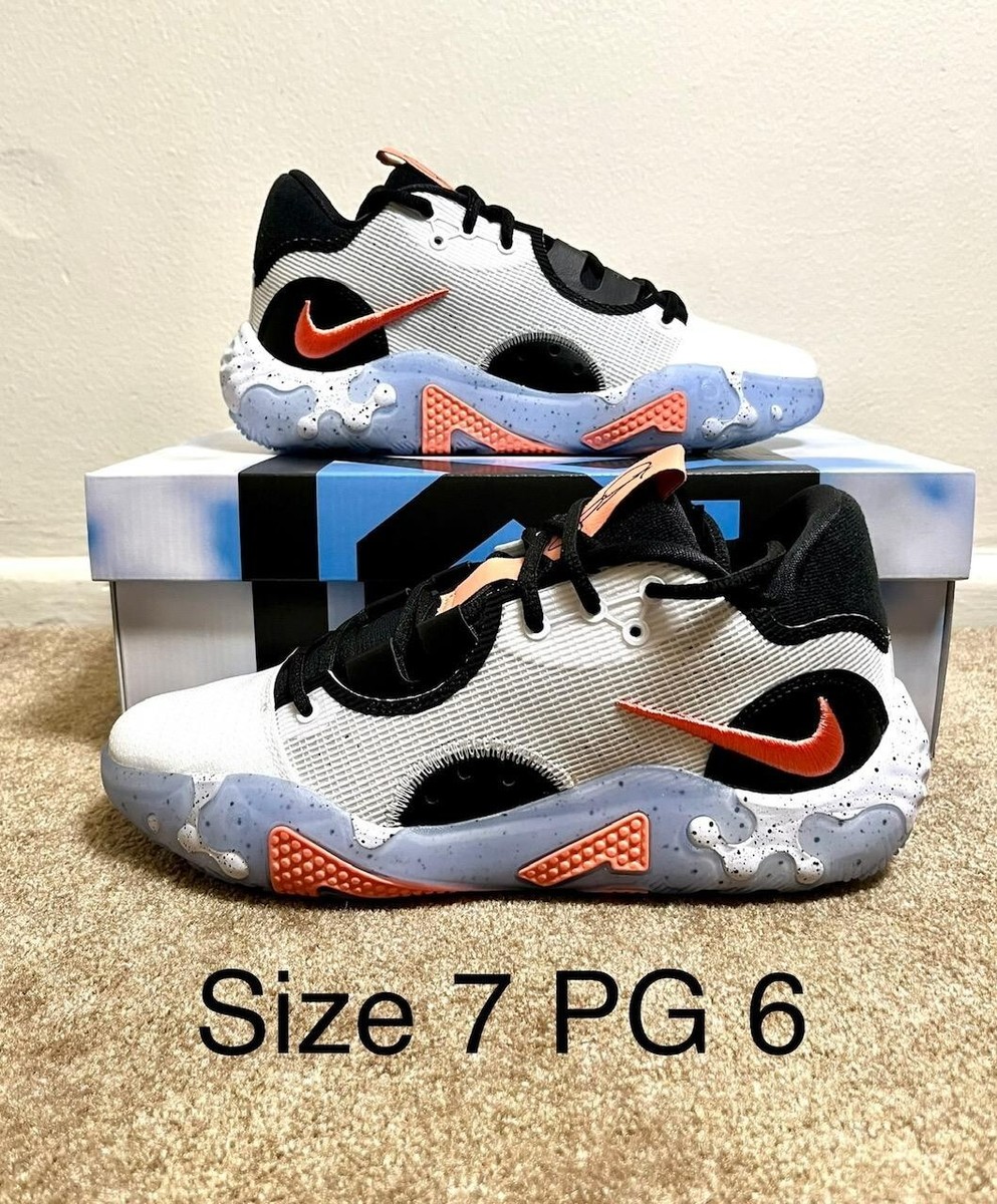 Nike PG 6 Fluoro Basketball Shoes DC1974-100 Men\'s Size 7 / Women\'s Size 8.5 Nike PG 6 Fluoro Basketball Shoes DC1974-100 Men main image 2