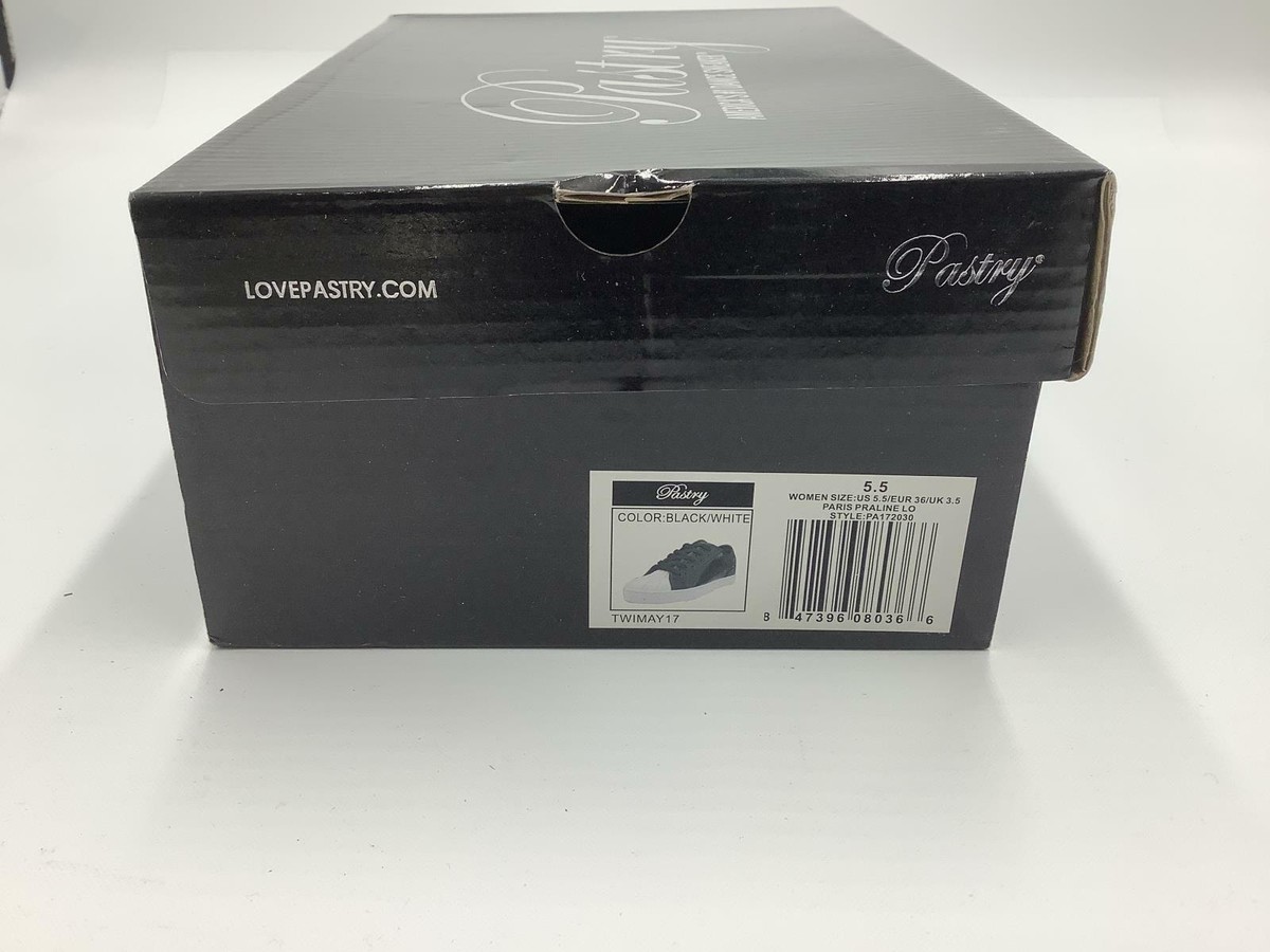 Pastry Paris Praline Dance Sneaker Black White Size 5.5W | eBay