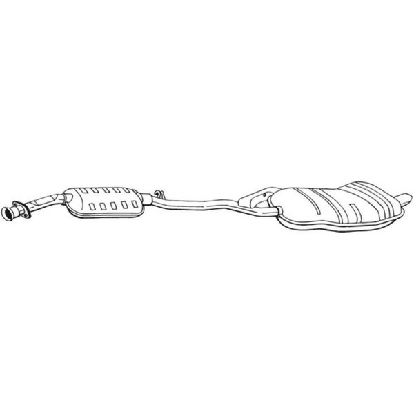 Bosal EndschalldäMpfer SchalldäMpfer Passend FüR BMW 3Er Coupe 286-181-image