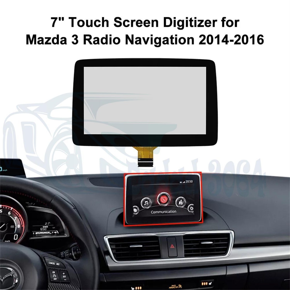 7 inch Touch Screen Digitizer Fits for Mazda CX-5 Seychelles