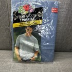Fruit Of The Loom Blue 1 Pocket T Shirt M 38-40 Golden Blend 2001 Vintage NOS