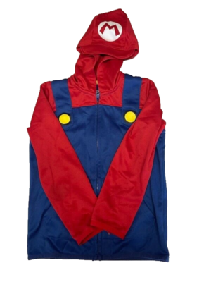 Jumping Beans Collectible Fleece Super Mario zip front sweatshirt jacket  boys 6 | eBay