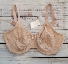 WACOAL Halo Beige Nude 30DDDUnderwire Lace Bra Racerback Clip 851205