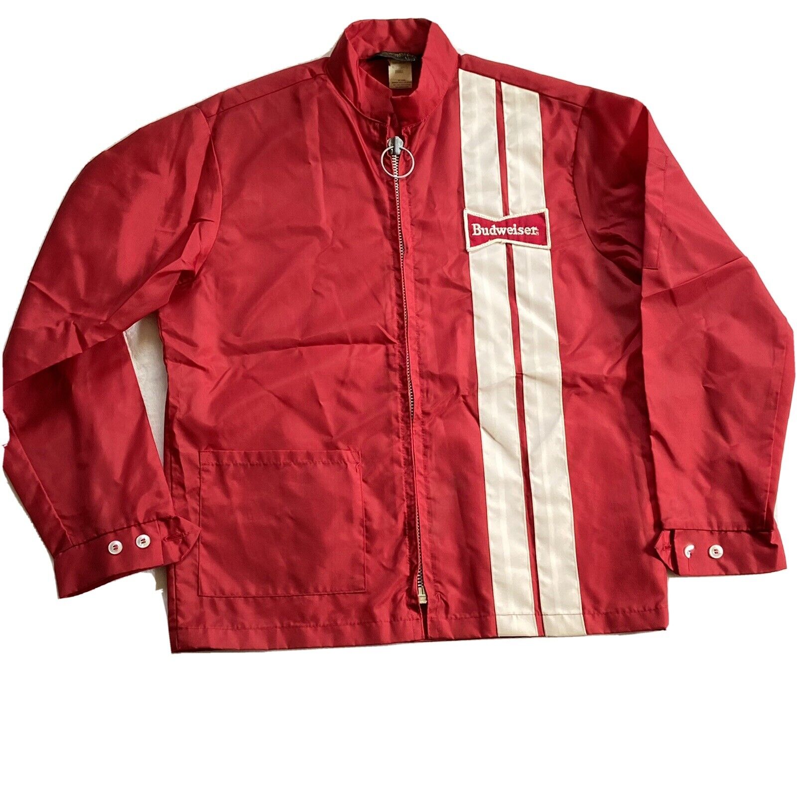 Special Campaign Vintage 70s BUDWEISER Swingster Ranking TOP1 Racing Size Windbreaker Jacket S